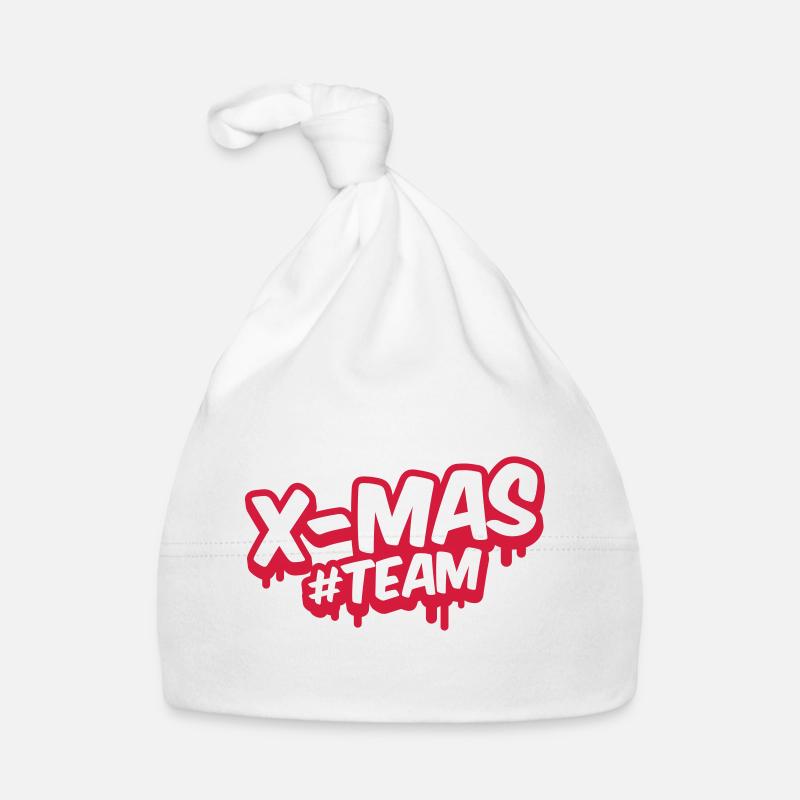 xmas team christmas Organic Baby Cap