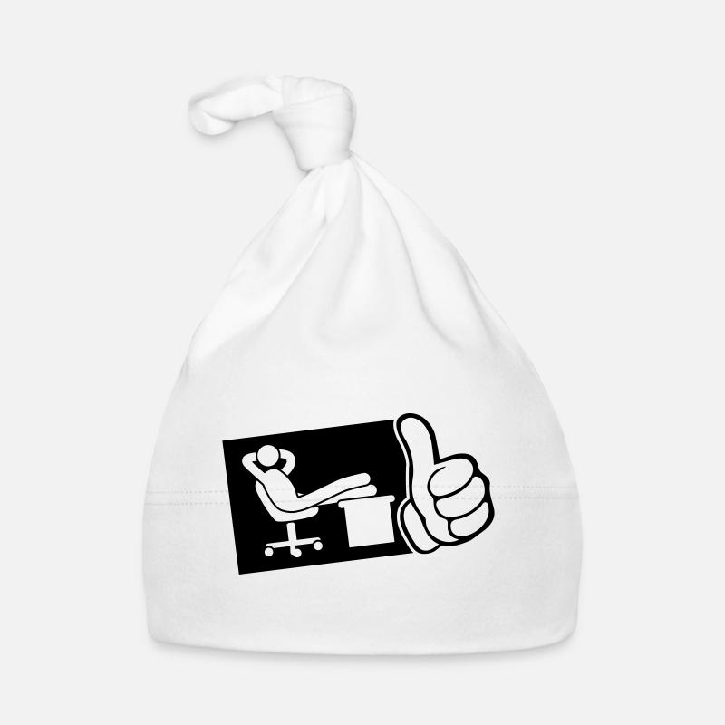 work office chill thumb Organic Baby Cap