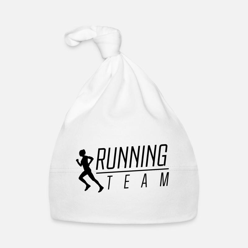 running team Organic Baby Cap