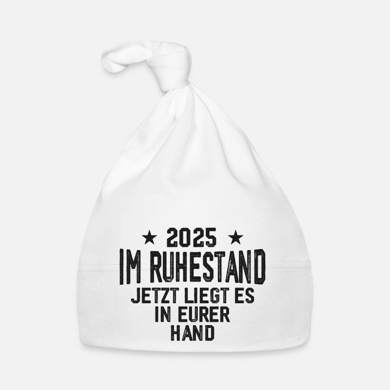 2025 retraité drôle retraité cadeau Bonnet bio Bébé