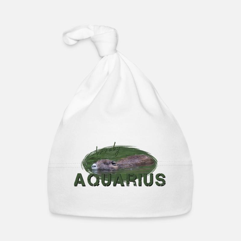 Signe du zodiaque du Verseau Bonnet bio Bébé