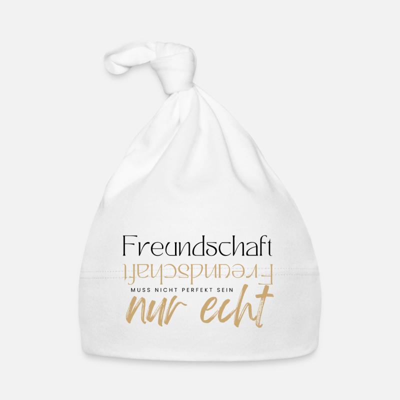 Beste Freunde FREUND Kumpel Kumpels Baby Bio-Mütze