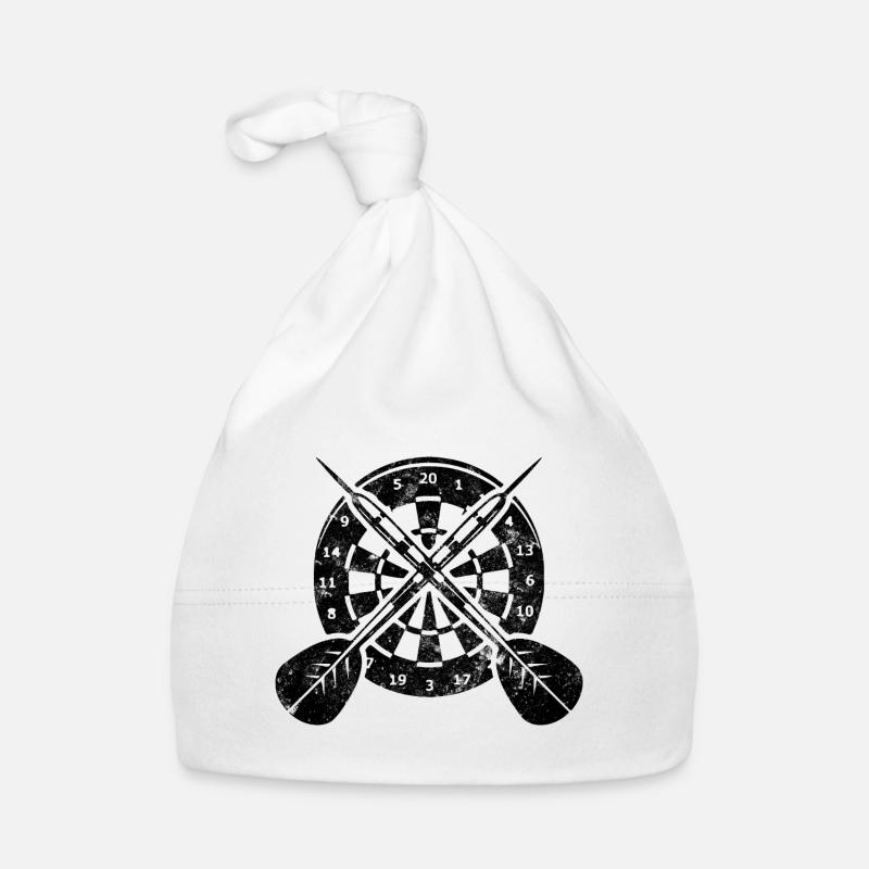 Dart board darts icon Organic Baby Cap