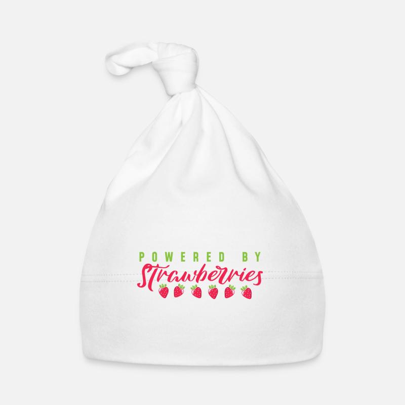 Frucht Erdbeer Früchte Erdbeere Power Baby Bio-Mütze