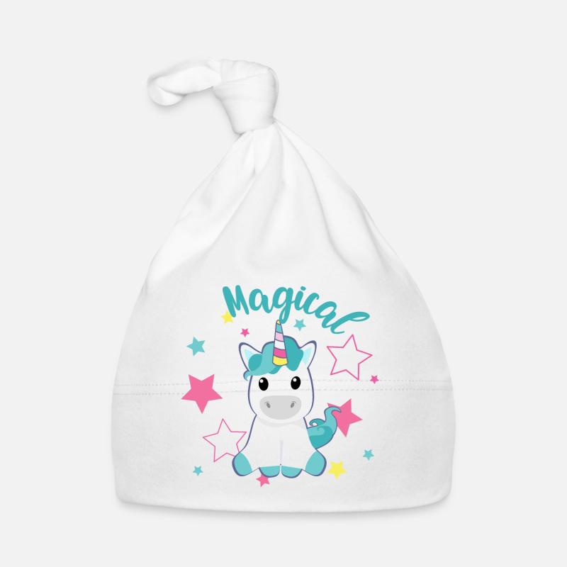 Magisches Einhorn Baby Bio-Mütze