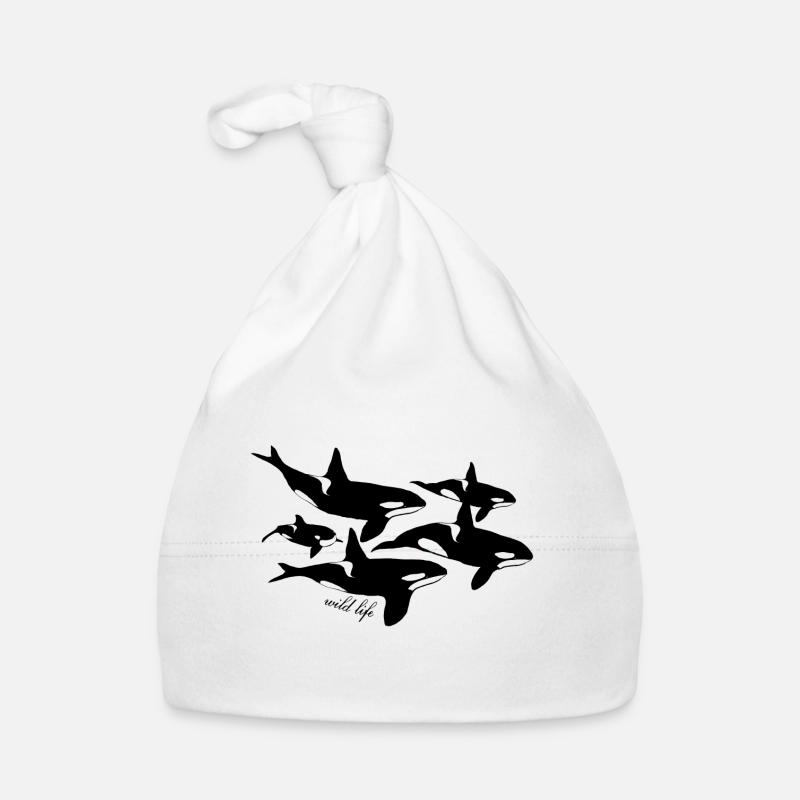 La faune de l'épaulard Bonnet bio Bébé