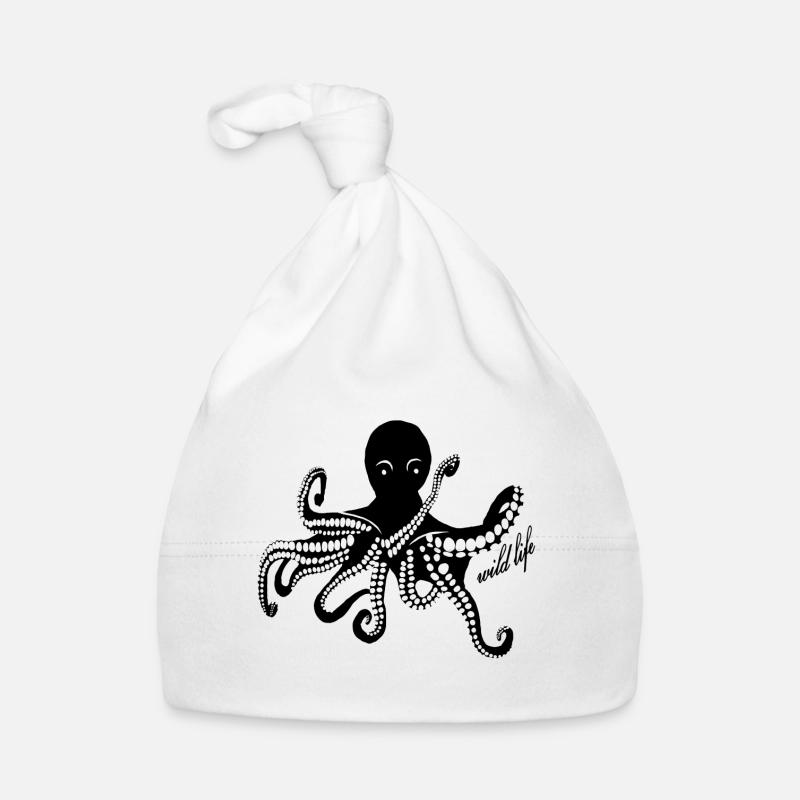 Faune de poulpe Bonnet bio Bébé