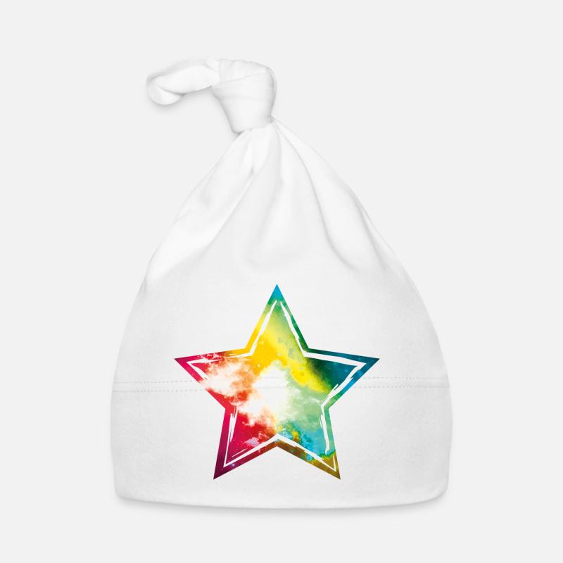 symbole coloré étoile Bonnet bio Bébé