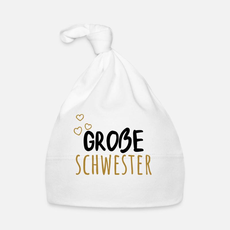 GROßE SCHWESTER Baby Bio-Mütze
