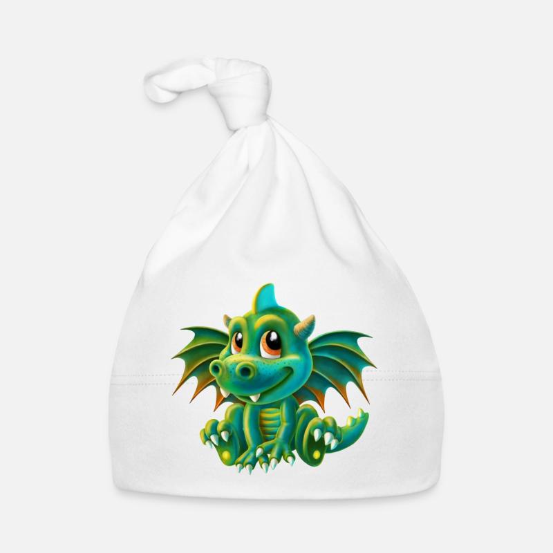 Dragon cute Organic Baby Cap