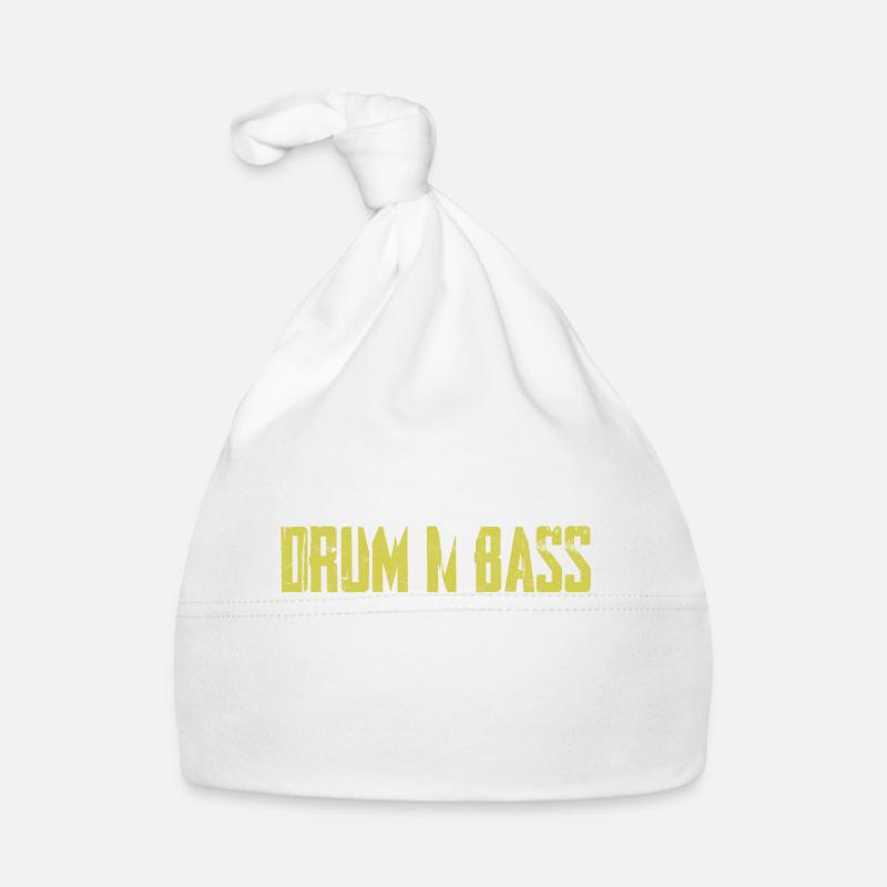 Drum Bass Musik Spruch Addict Baby Bio-Mütze