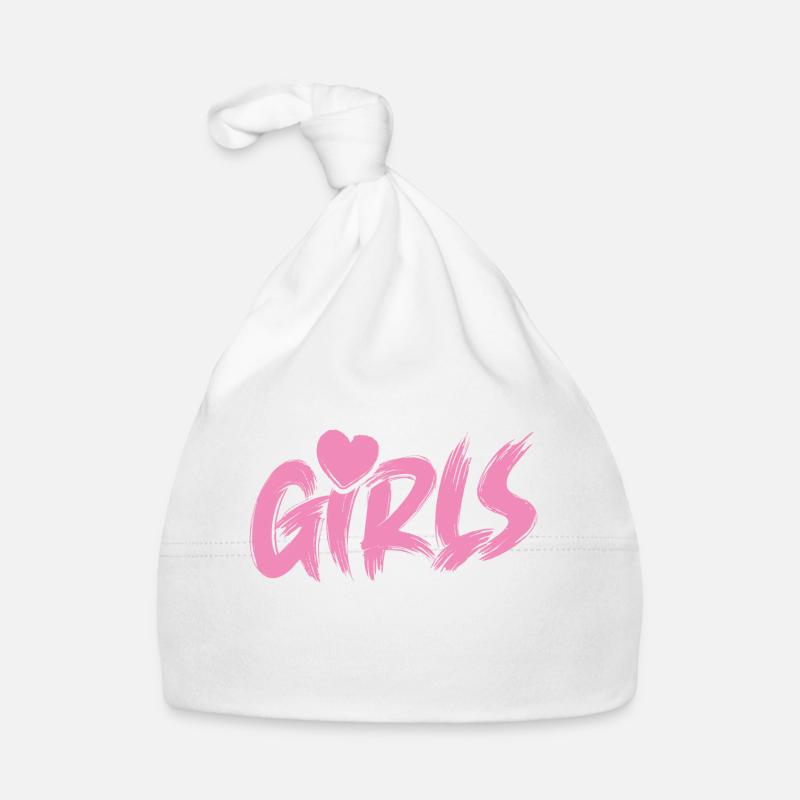 Filles Squad coeur filles Bonnet bio Bébé