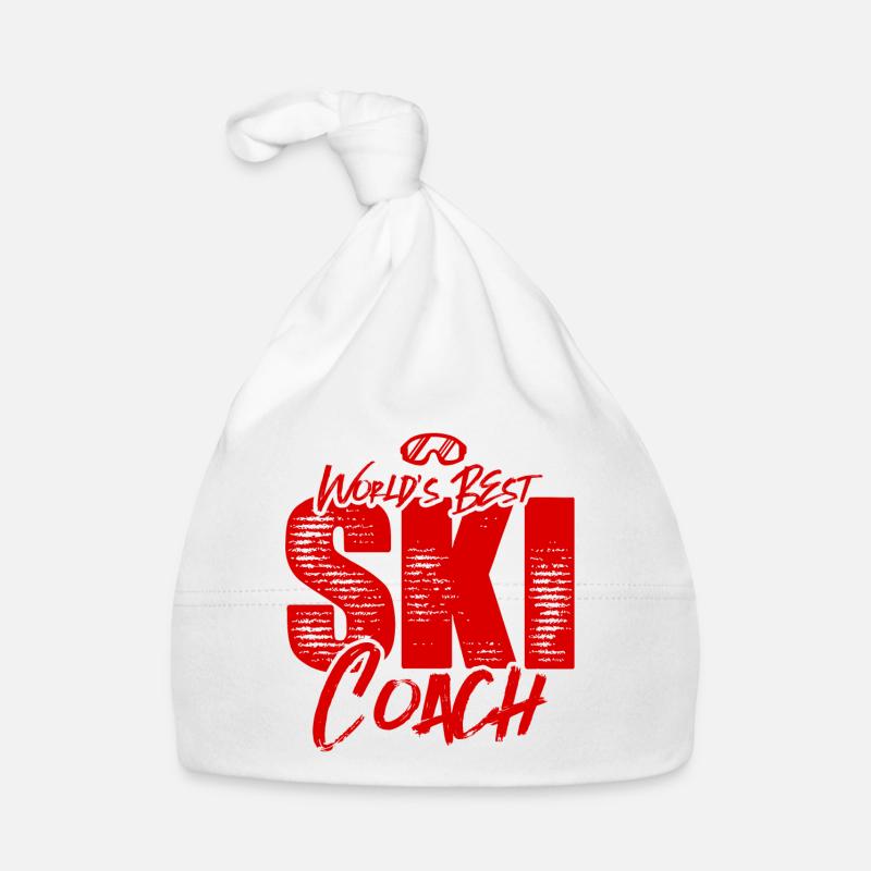 Ski trainer coach world best Organic Baby Cap