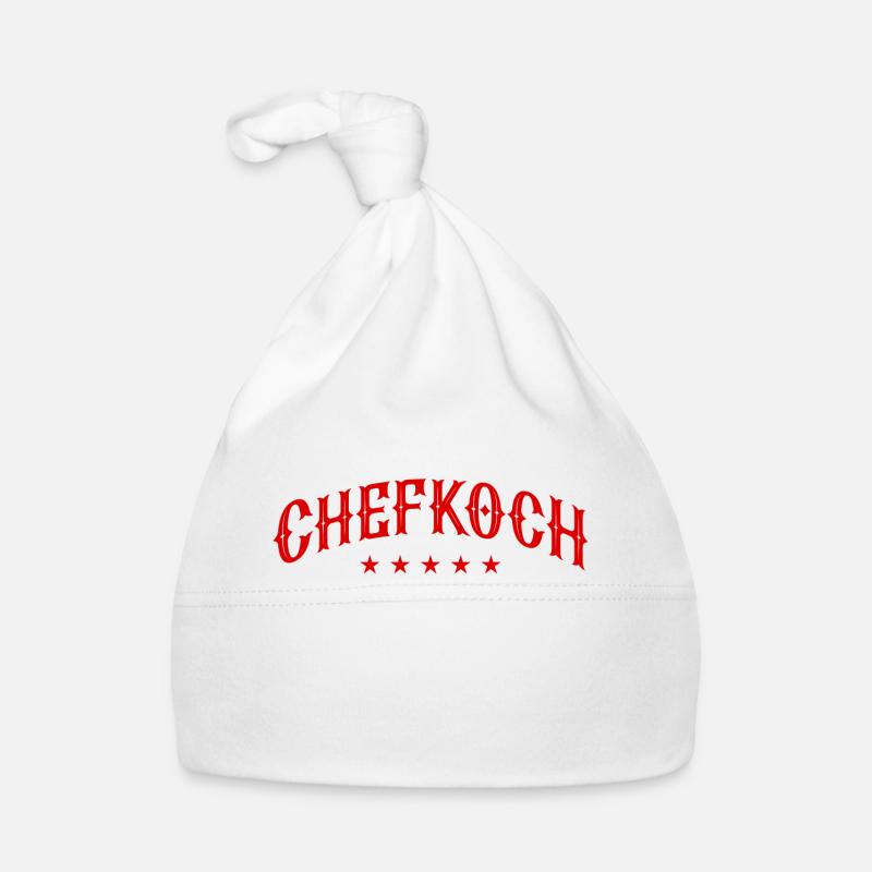Chefkoch Kochen Sterne Koch Baby Bio-Mütze