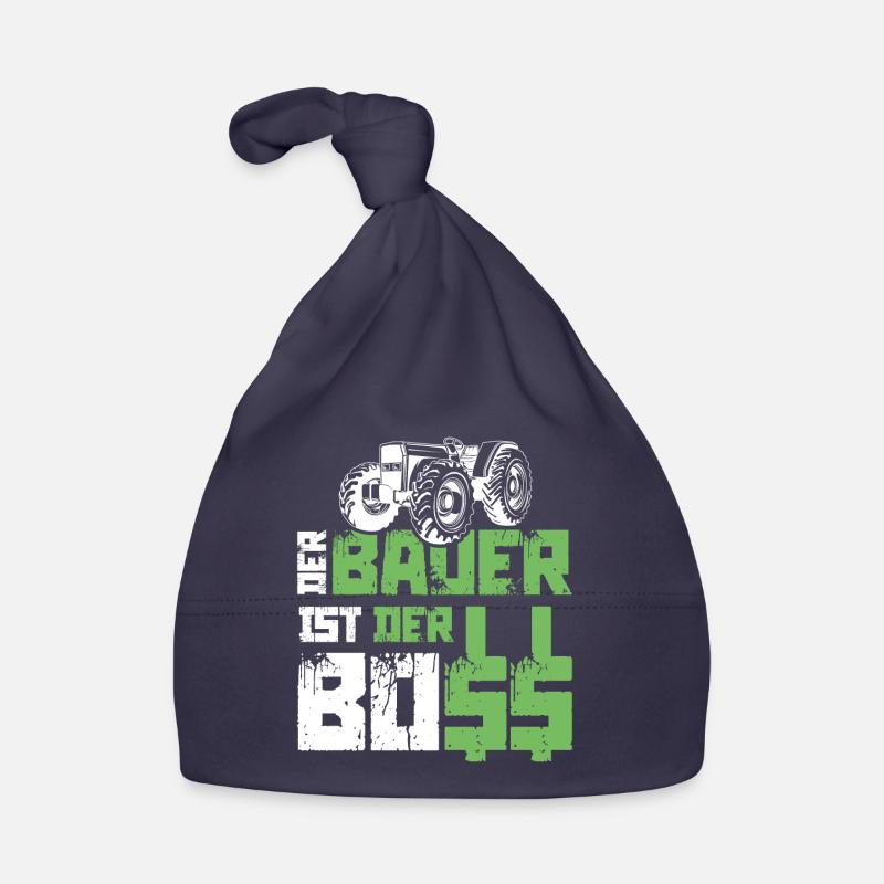 Bauer Boss Chef Farmer Baby Bio-Mütze