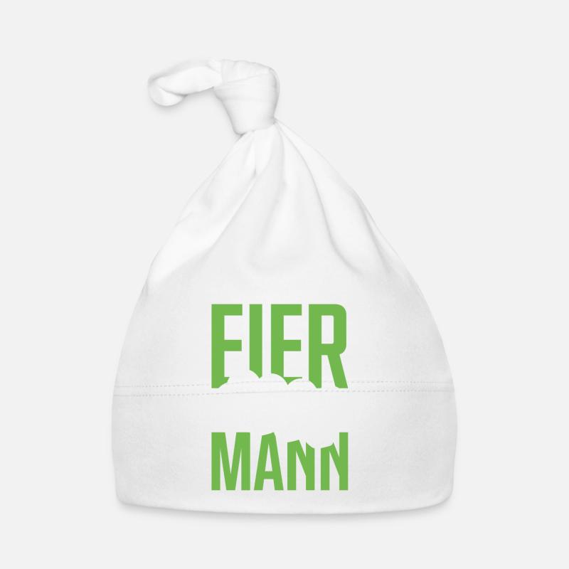 Offizieller Eiermann Eier - Baby Bio-Mütze - Weiß
