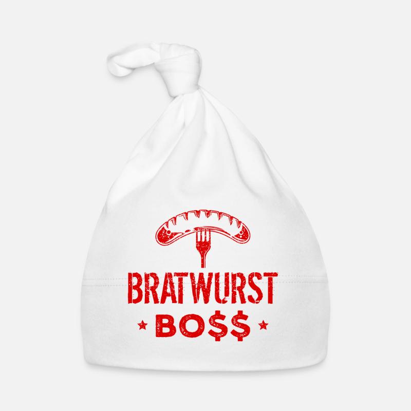 Bratwurst Boss Chefkoch Baby Bio-Mütze
