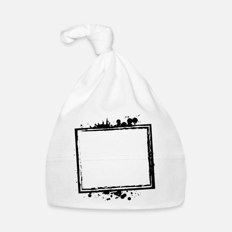 Frame Outline Empty Placeholder Organic Baby Cap