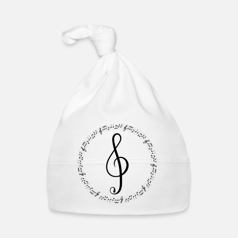 MUSIC NOTE Organic Baby Cap