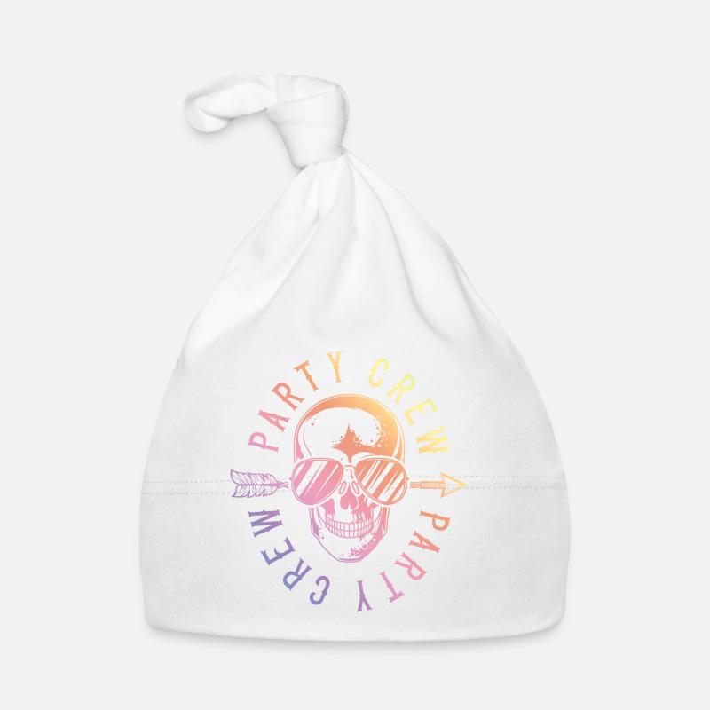 Fête équipage tête de mort Bonnet bio Bébé