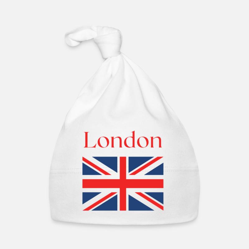 Ich liebe London Flag UK Baby Bio-Mütze