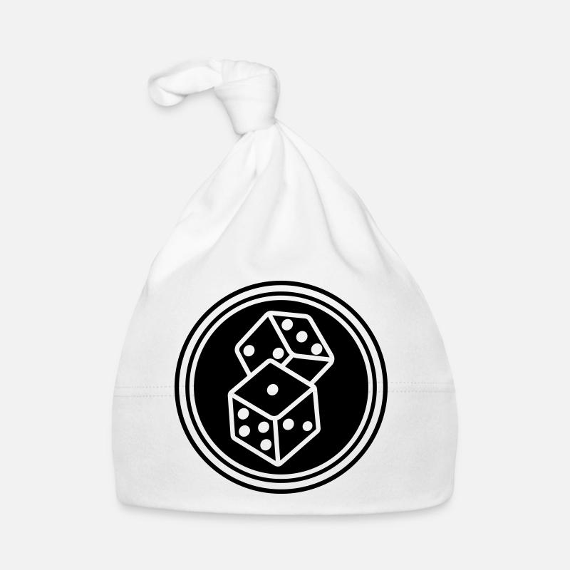 Dice Casino Symbol Organic Baby Cap