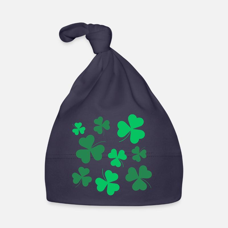 Trèfle, Trèfle, Irlandais, Printemps, Saint-Patrick Bonnet bio Bébé