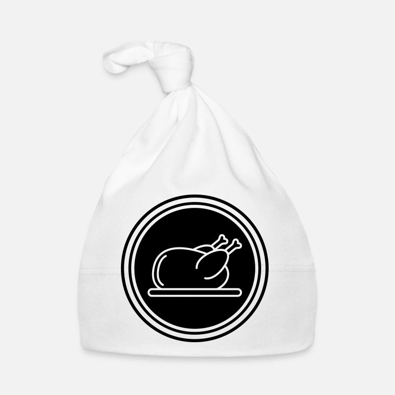 Hähnchen icon symbol Baby Bio-Mütze
