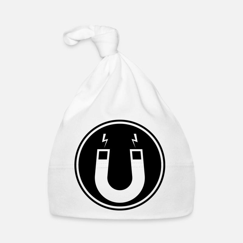 Horseshoe magnet Organic Baby Cap