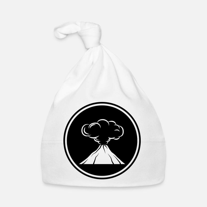 Volcano icon icon Organic Baby Cap