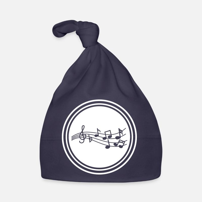 Panneau des notes de musique Bonnet bio Bébé