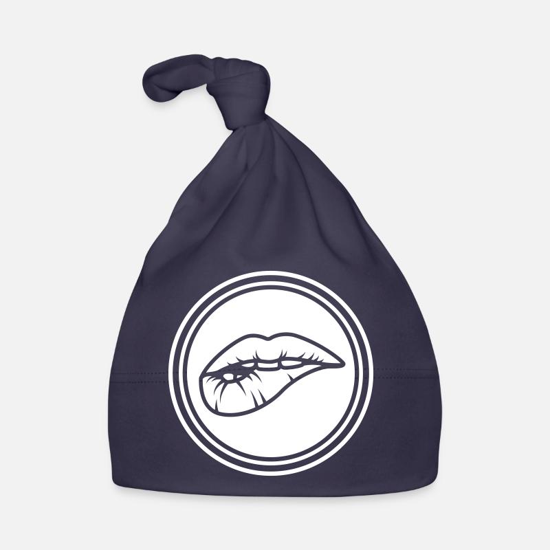 Lips Organic Baby Cap
