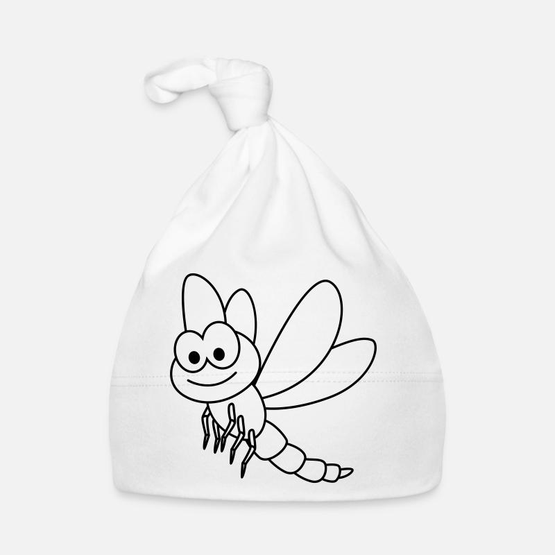 Libellule dragon fly Bonnet bio Bébé