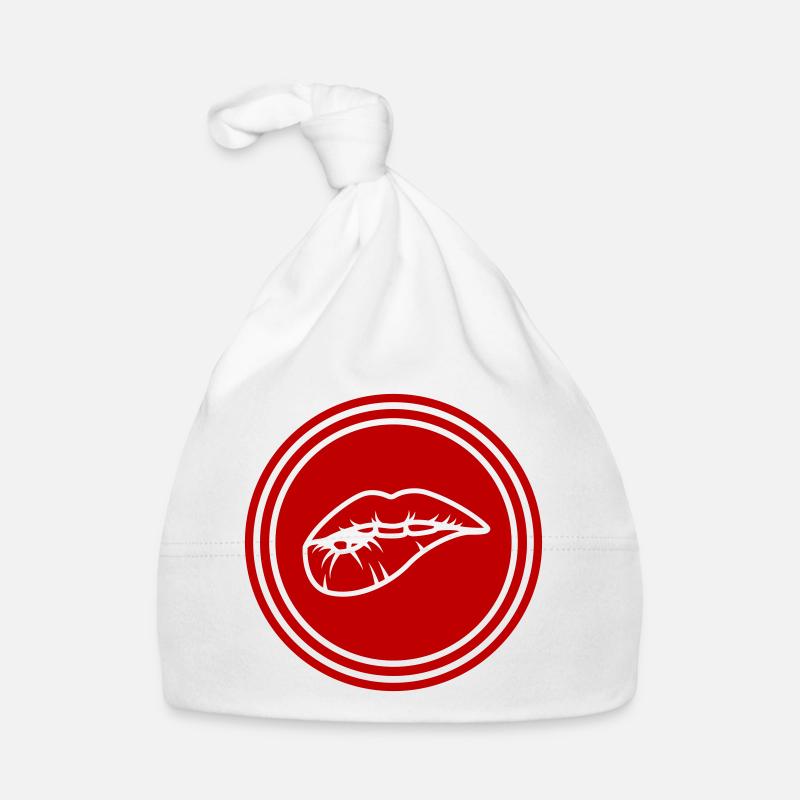 Lips Organic Baby Cap