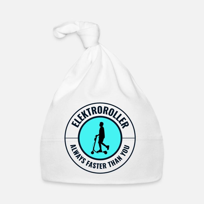 Electric Scooter Driver Motorized E-Scooter Organic Baby Cap