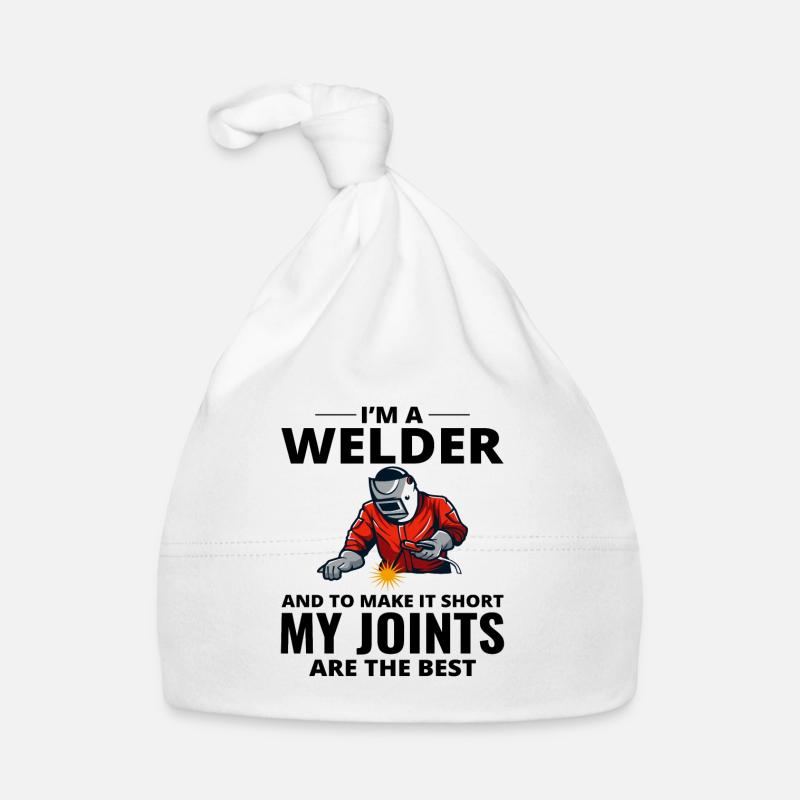Welding Welder Metal Construction Ironworker Organic Baby Cap