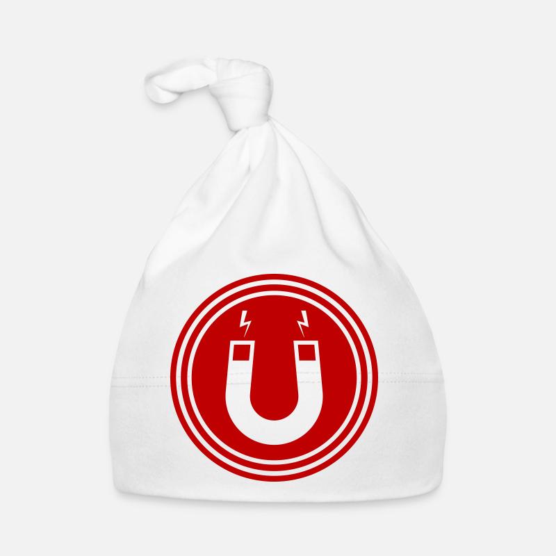 Horseshoe magnet Organic Baby Cap