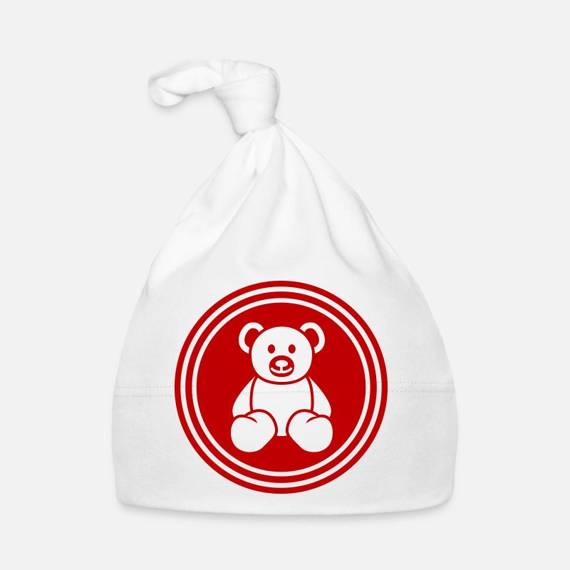 Ours en peluche Bonnet bio Bébé