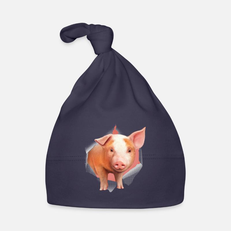 Élevage de porcelets de dessin de porcs Bonnet bio Bébé