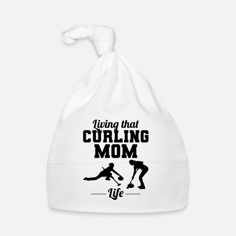 Curling Mama Winter Eissport Curler Muttertag Baby Bio-Mütze