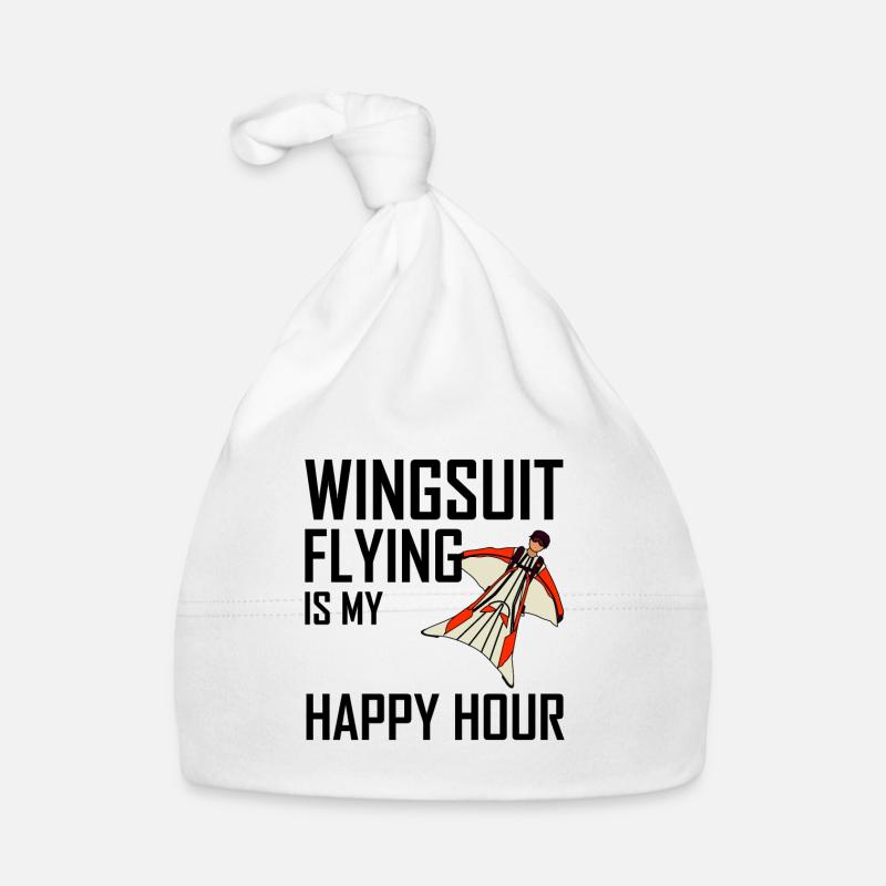 Wingsuit flying Base Jumping Skydiving Wingsuiting Organic Baby Cap