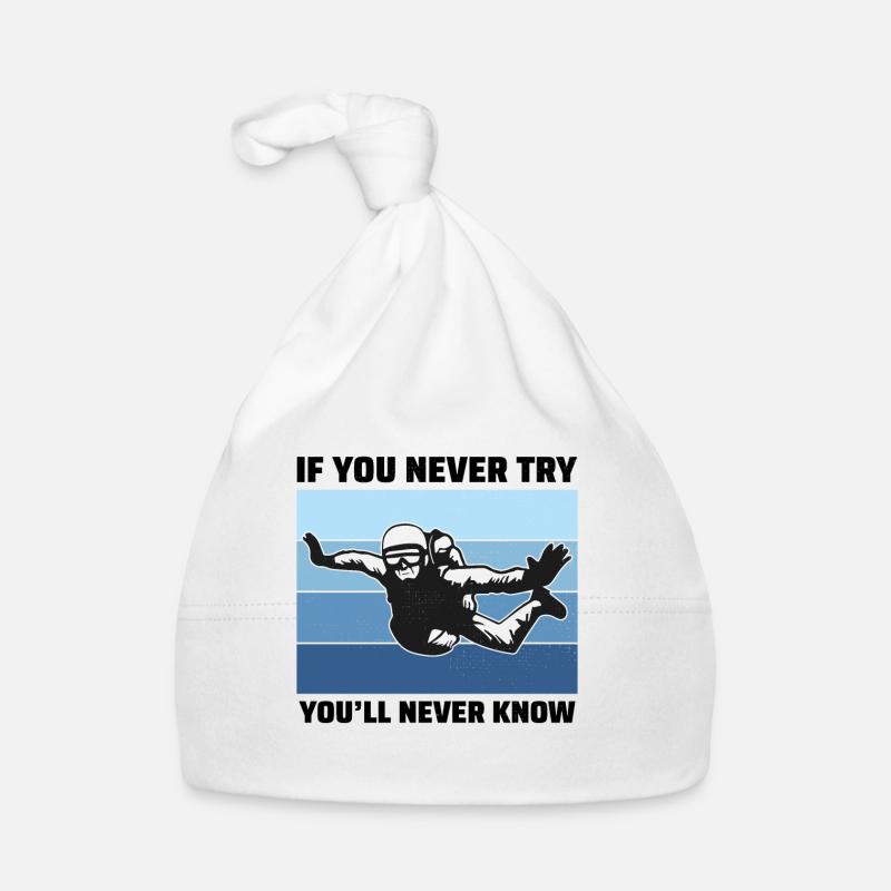 Parachutisme parachutiste parachutisme parachutisme Motivation Bonnet bio Bébé
