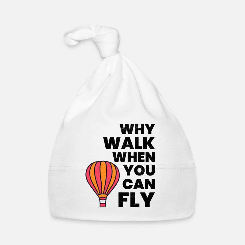 Montgolfière Montgolfière Montgolfière - Bonnet bio Bébé - blanc