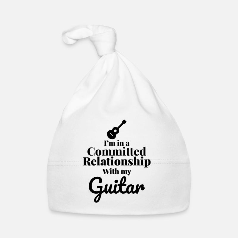 Strumming Love: A Committed Guitar Connection Organic Baby Cap