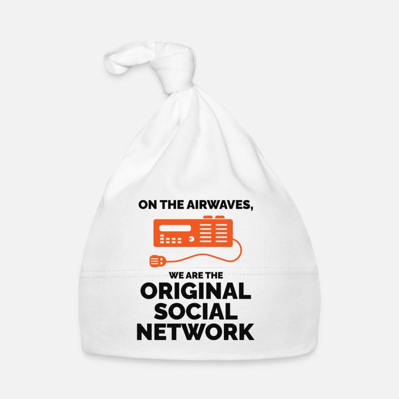 Amateur Ham Radio Operator Original Social Network Organic Baby Cap
