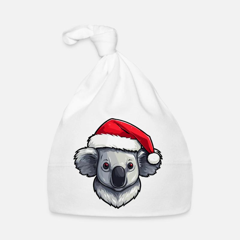 Koala juledyrportrett Xmas Økologisk babys lue