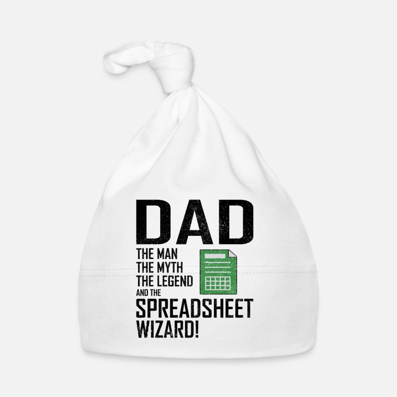 Comptable Papa Comptabilité Finance Financier Drôle Bonnet bio Bébé