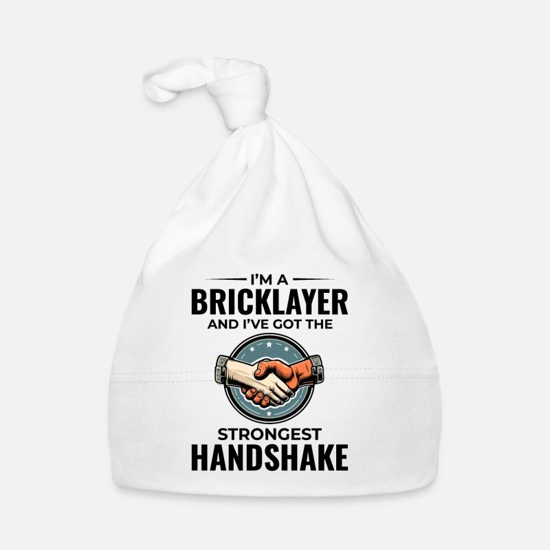 Bricklayer Wit: Crafting Solid Handshakes Organic Baby Cap