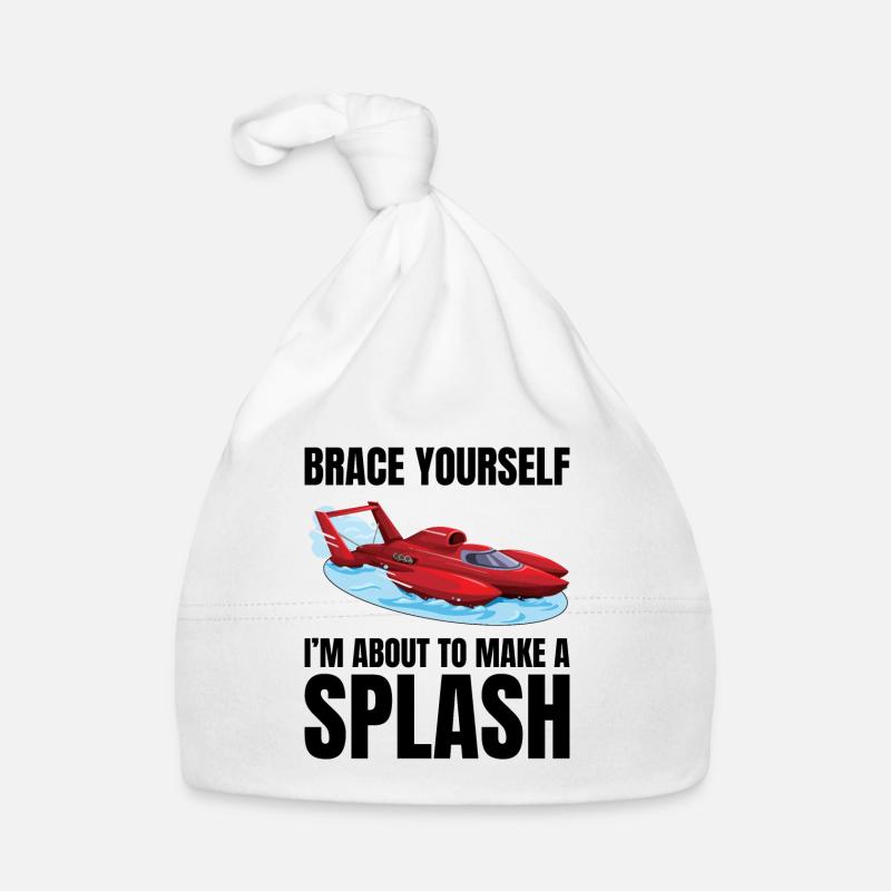 Alerte d’éclaboussure : Course d’hydroplanes Fun Water Sport Bonnet bio Bébé