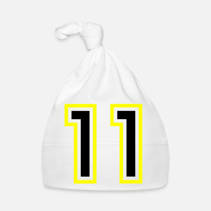 11 Number College Organic Baby Cap
